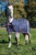 Akcesoria z kolekcji HKM Classic Polo w kolorze granatowo - różowym na koniu