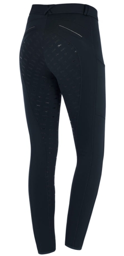 Breginsy zimowe Schockemohle Termo Tights w kolorze blue night widoczne z tyłu