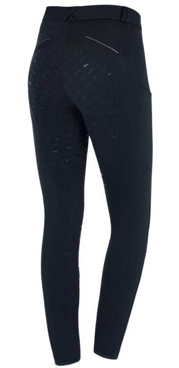 Breginsy zimowe Schockemohle Termo Tights w kolorze blue night widoczne z tyłu