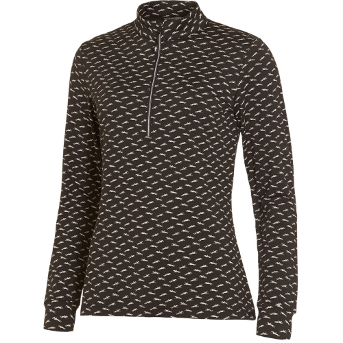 Bluzka jeździecka damska w koniki Schockemohle Luciana w kolorze black