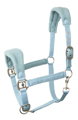 Kantar dla konia z podszyciem Horze Geneva w kolorze silver blue