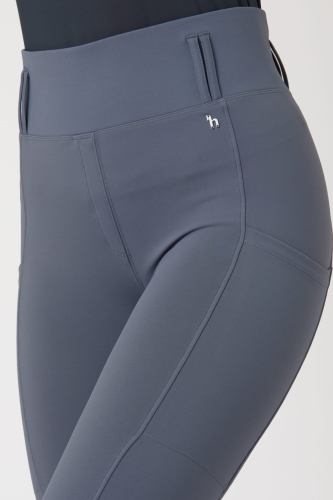 Legginsy do jazdy konnej Horze Everly w kolorze szarym