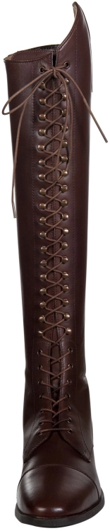 HKM Oficerki wiązane LACE Long Brązowe