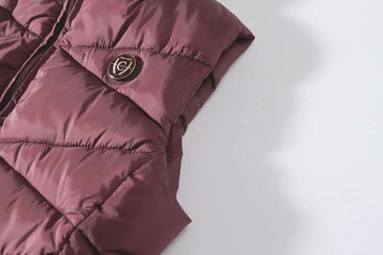 Kamizelka jeździecka z logo Covalliero Rosegold w kolorze bordowym