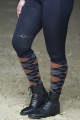 Bryczesy zimowe z lejem silikonowym Covalliero Termo w kolorze dark navy
