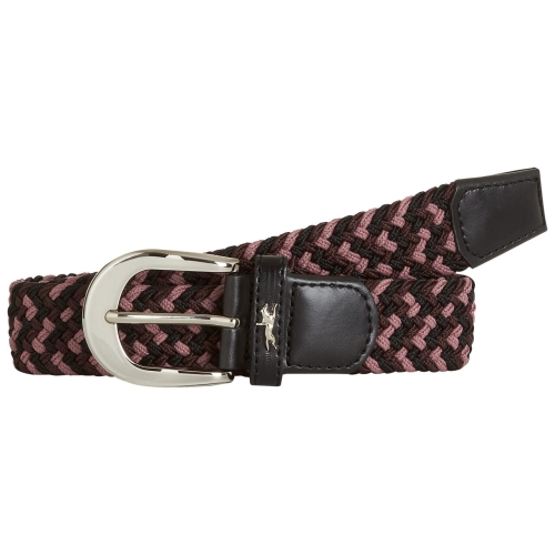 Pasek Schockemöhle Sporty Logo w kolorze black wine