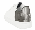 Buty sportowe Pikeur Pauli - białe sneakersy damskie w kolorze grey metallic - widok na tłoczony akcent
