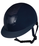 HKM kask szeroki daszek DIAMOND SHINY navy