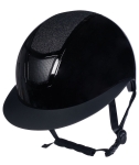 HKM kask szeroki daszek DIAMOND SHINY black