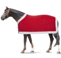 Derka polarowa świąteczna Horze Christmas w kolorze czerwonym