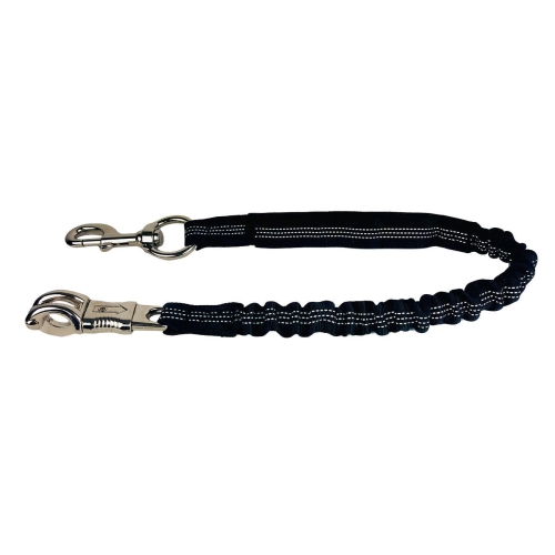 Uwiąz dla konia elastyczny York Strech w kolorze czarnym