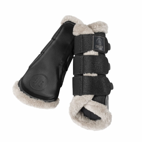 Ochraniacze dla konia Eskadron Glitter Mesh w kolorze black