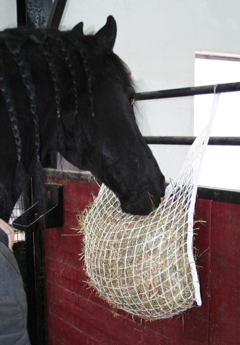 Siatka na siano z drobnymi oczkami Harry's Horse Slow Feeder w rozmiarze L