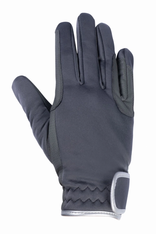 HKM Rękawiczki softshell BASIL Szare