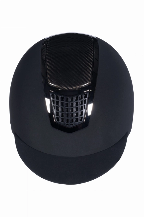 Kask do jazdy konnej HKM Carbon Professional w kolorze granatowym