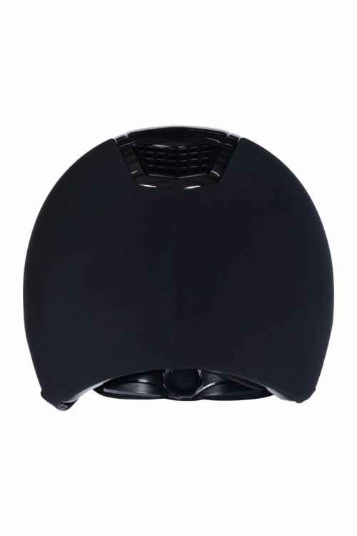 Kask jeździecki z regulacją HKM Carbon Professional w kolorze granatowym