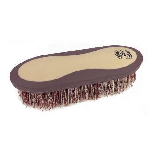 Szczotka dla konia 20cm York Modern w kolorze brązowo-beżowym
