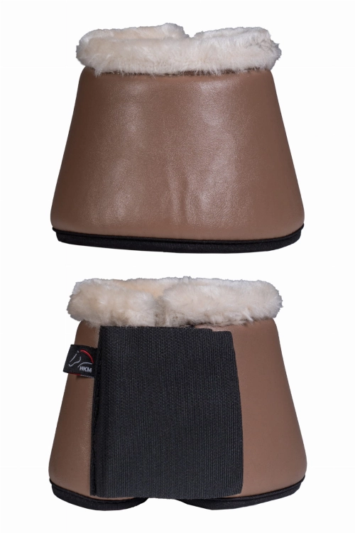 HKM Kalosze z futrem COMFORT Beżowe