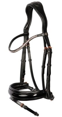 Ogłowie dla konia Harry's Horse Lacque II Rosegold