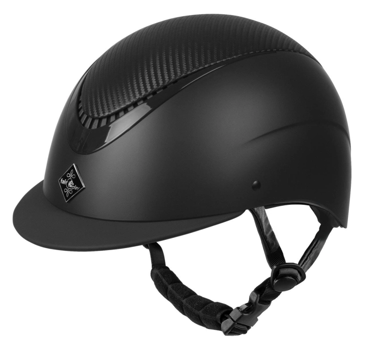 Kask jeździecki Fair Play Apoleus Carbon w kolorze czarnym