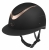 Kask jeździecki z szerokim daszkiem Fair Play Apoleus RG W-V w kolorze czarnym z elementami rosegold