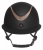 Kask do jazdy konnej z szerokim daszkiem Fair Play Apoleus RG W-V w kolorze czarnym z elementami rosegold
