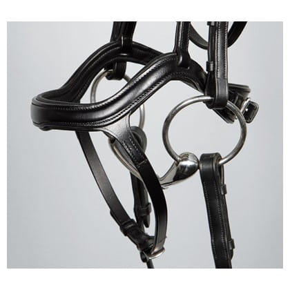 Czarne ogłowie dla konia Harry's Horse Anatomic