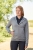 Damska bluza jeździecka z kieszeniami Covalliero Hoddie w kolorze graphite, zaprezentowana przez modelkę