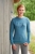Bluza jeździecka damska Covalliero w kolorze navy zaprezentowana przez modelkę