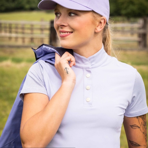 HKM Bluzka treningowa LAVENDER Bay Uni Lavendowa