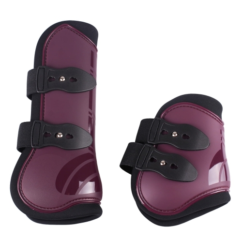 Komplet ochraniaczy dla konia QHP w kolorze maroon