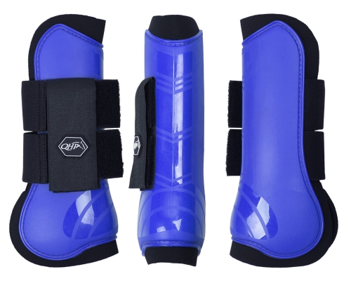 Ochraniacze dla konia na przody QHP Color w kolorze cobalt