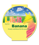LIKIT lizawka dla konia /wkład 625g BANANA 24H