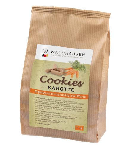 Smaczki dla konia o smaku marchewkowym 1kg Waldhausen