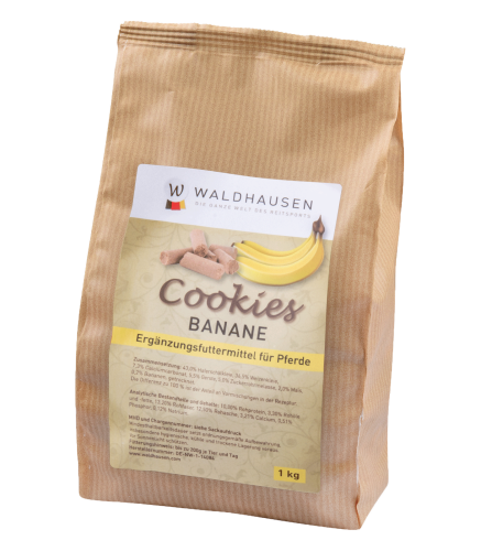 Smaczki dla konia o smaku bananowym 1kg Waldhausen