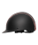 Kask jeździecki Swing Shine w kolorze czarnym/rosegold widoczny z boku