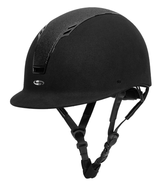 Kask jeździecki Swing H22 Shine w kolorze czarnym