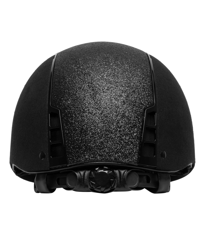 Kask jeździecki z regulacją Swing H22 Shine w kolorze czarnym