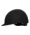 Kask do jazdy konnej Swing H22 Shine w kolorze czarnym z aksamitnym wykończeniem