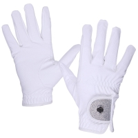 QHP rękawiczki GLITZ white