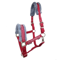 HORSENJOY kantar HORSE STAR czerwony