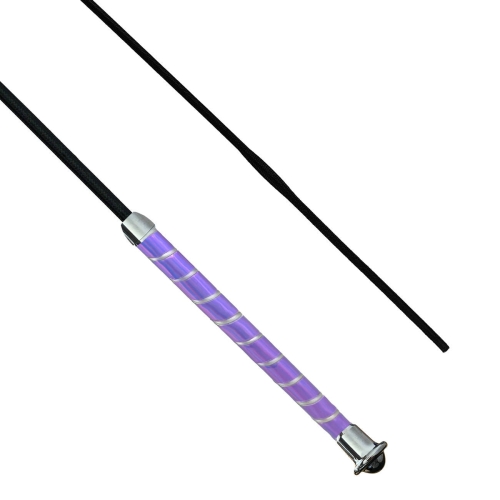 Bat ujeżdżeniowy z fioletową rączką York Shiny