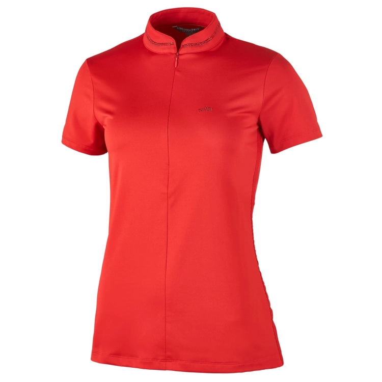 Koszulka treningowa damska Schockemohle Summer Page w kolorze true red