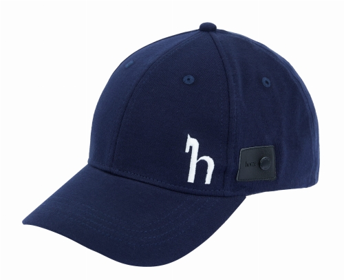 Czapka z daszkiem jeździecka w kolorze granatowym Horze Logo