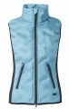 Kamizelka jeździecka damska Horze Shelly w kolorze arctic blue widoczna z przodu