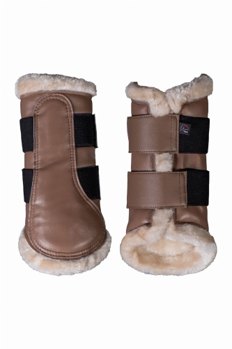 Ochraniacze dla konia HKM Comfort w kolorze beżowym
