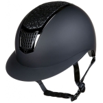 HKM kask szeroki daszek GLAMOUR black
