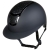 Kask jeździecki z szerokim daszkiem HKM Glamour w kolorze czarnym