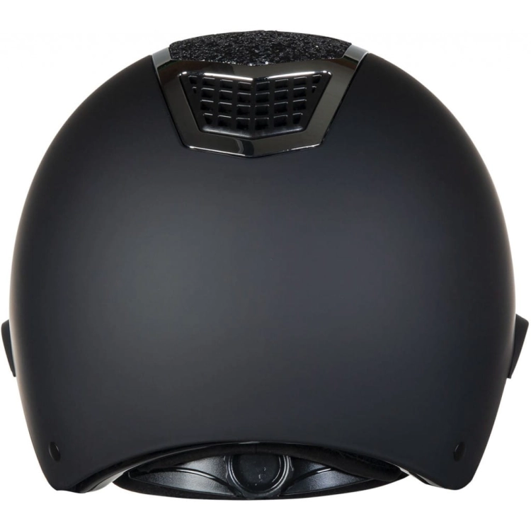 Kask jeździecki z regulacją HKM Glamour w kolorze czarnym