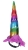 Róg jednorożca QHP Rainbow montowany na rzep